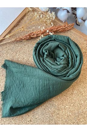 شال خاکی زنانه پنبه ای Oxygen Scarfs - کد 847451239