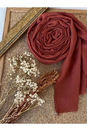 شال نارنجی زنانه پنبه ای Oxygen Scarfs - کد 847451221