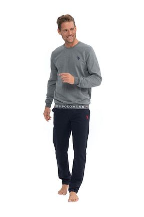 ست لباس راحتی طوسی مردانه ساده U.S. Polo Assn. - کد 847775238