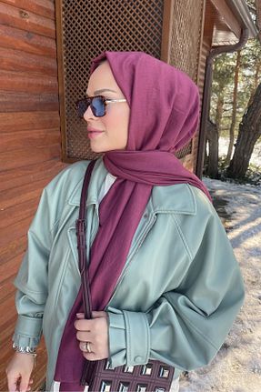 شال بنفش زنانه Genel Markalar - کد 347980489