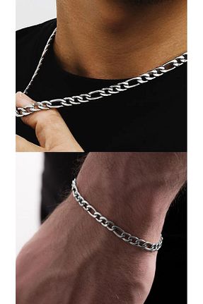 گردنبند استیل ( فولاد ) مردانه نقره CEVHERİN - کد 834522719