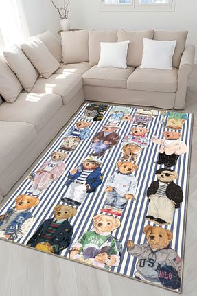 فرش رنگی قابل شستشو Rugs Modern Halı - کد 830692533