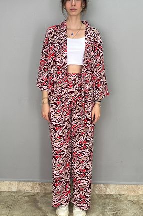 ست بالاتنه و پائین تنه سفید زنانه بافت Tam Moda - کد 847787254