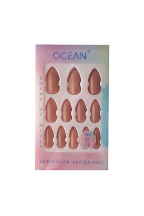 ناخن مصنوعی و اکسسوری بژ Ocean - کد 343016553