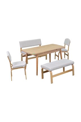 ست میز آشپزخانه سفید MDF VİLİNZE - کد 773203372
