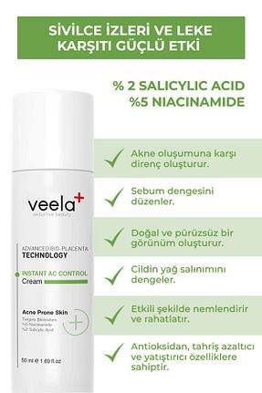 کرم صورت همه انواع پوست VEELA - کد 380116710