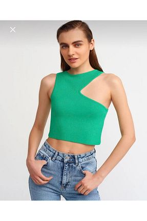 بلوز سبز زنانه ساده KÜBRA - کد 844166123
