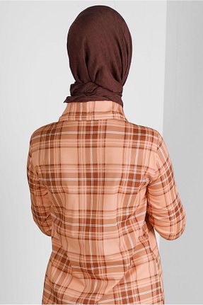 روسری بژ پلی استر Alvina - کد 810186749