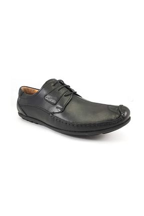 کفش کژوال مشکی مردانه چرم خالص Çetintaş - کد 36415853