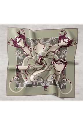 روسری سبز İpek Tivil Silk Home - کد 847602529