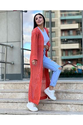 رویه نارنجی زنانه اکریلیک - پلی استر Dier Moda - کد 377462776