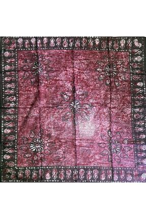 روسری زرشکی %100 پنبه AkbalYazma - کد 837473501