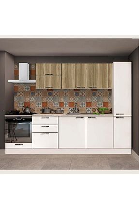 کابینت های آماده آشپزخانه سفید Suntalam Pramo - کد 847743409