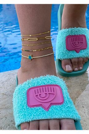 خلخال نقره طلائی زنانه Ricco Jewellery - کد 837017683