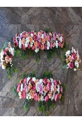 گل خشک و مصنوعی صورتی GÜRCANLAR ÇİÇEK - کد 840353479
