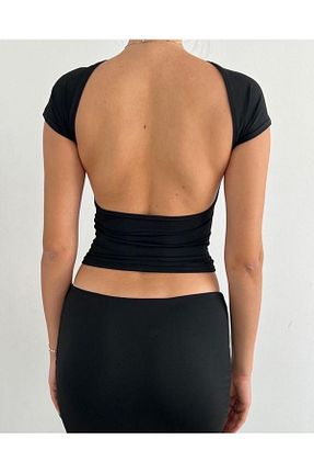بلوز مشکی زنانه ساده Urbanmaden co - کد 847708482