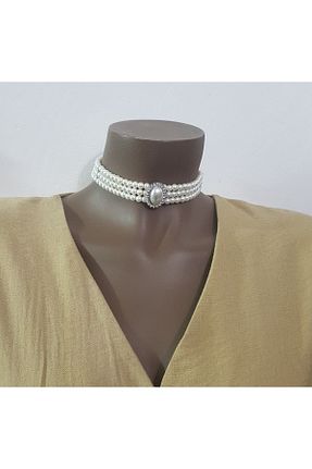 گردنبند مروارید بژ مروارید اقیانوس TONTİŞLER BEBEK VE ÇOCUK GİYİM - کد 791351973