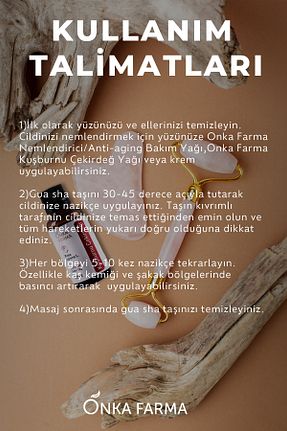 ابزار ماساژ صورت صورتی Gua Sha OnkaFarma - کد 813431898