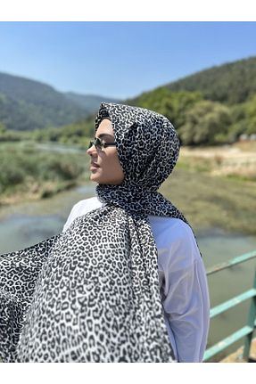 شال مشکی زنانه پنبه ای PEMİRA - کد 635647152