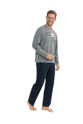 ست لباس راحتی طوسی مردانه چاپی U.S. Polo Assn. - کد 847816026