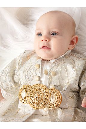 هدیه کودک طلائی بچه گانه Petite Ponpon Baby - کد 686973235