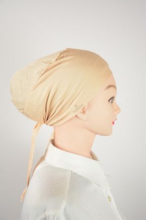 روسری بژ پنبه ای Tergek - کد 309663027