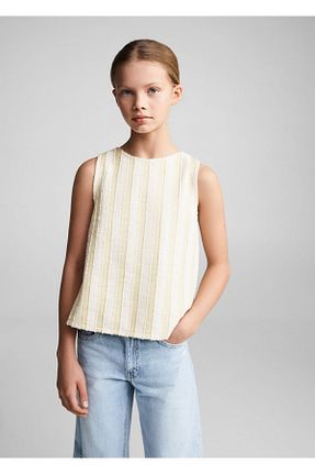 تیشرت بژ بچه گانه رگولار MANGO Kids - کد 824761457