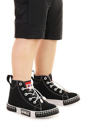 بوت / نیم بوت مشکی بچه گانه چرم مصنوعی Kiko Kids - کد 848128179