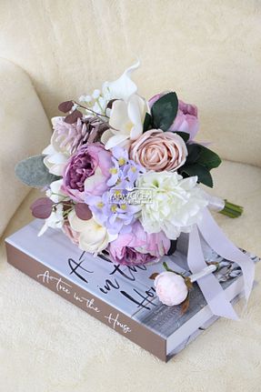 دسته گل عروس Yapay Çiçek Deposu - کد 848147567