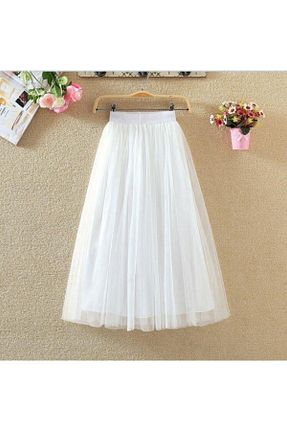 دامن حجاب سفید زنانه رگولار CNG MODA - کد 832811253