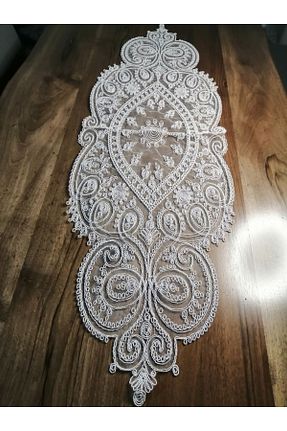 رومیزی سفید Şönil Neweste - کد 785833238