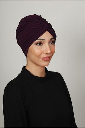 روسری بنفش 70 * 180 Yasmin S