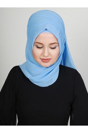 روسری بژ شیفون Yasmin S