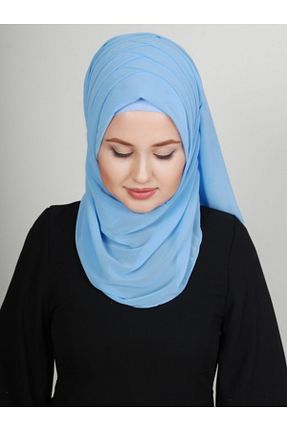 روسری بژ ساده Yasmin S