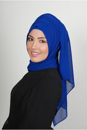 روسری سرمه ای ساده Yasmin S