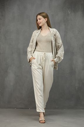 شلوار نباتی زنانه کتان Ragazze Ventenni - کد 848088564