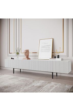 میز و پایه تلویزیون سفید MDF Genel Markalar - کد 740448789