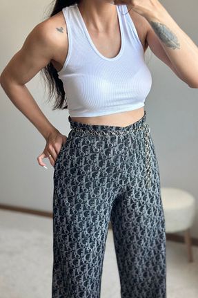 شلوار طوسی زنانه مخلوط ویسکون MoyStore - کد 839027652