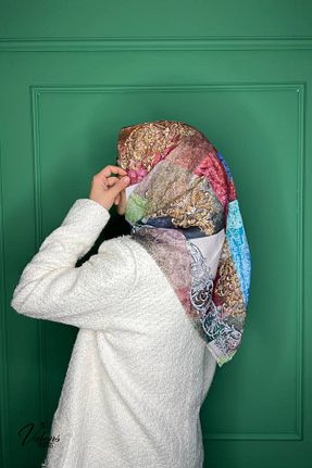 دستمال گردن رنگی زنانه مخلوط پلی استر ValensTREND - کد 799389473
