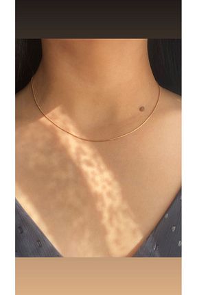 گردنبند استیل ( فولاد ) صورتی زنانه استیل ضد زنگ VİN AKSESUAR - کد 848146197