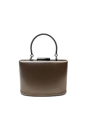 کیف مجلسی قهوه ای زنانه چرم مصنوعی Busrabags - کد 124621931