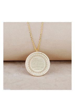 گردنبند نقره طلائی زنانه 925 عیار Şimal Silver - کد 669842075