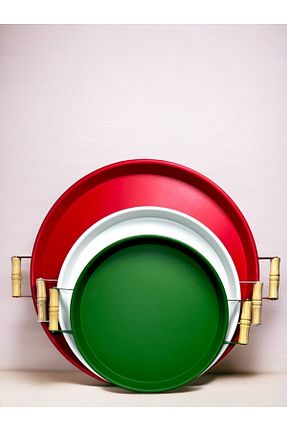 سینی قرمز فلزی kitchen trend - کد 771822521