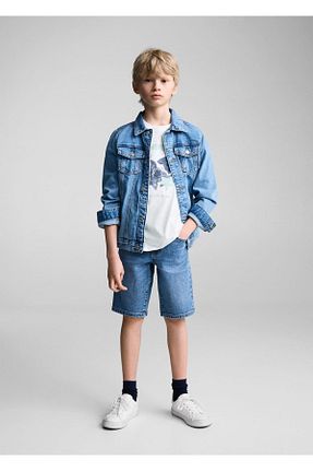 تیشرت سفید بچه گانه رگولار MANGO Kids - کد 831119180