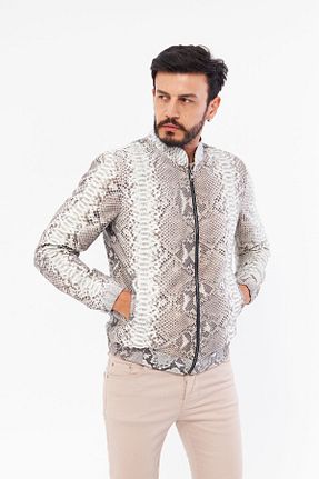 کاپشن سفید مردانه رگولار DERİNSS - کد 847327541
