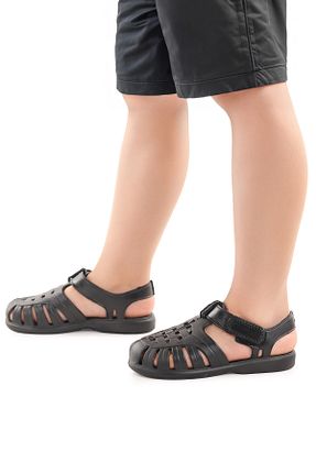صندل مشکی بچه گانه پاشنه تخت Kiko Kids - کد 848127778