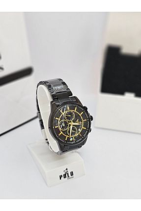 ساعت مچی طلائی مردانه 41 میلی متر Polo diess - کد 847835198