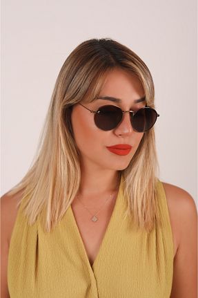 عینک آفتابی قهوه ای زنانه پلاریزه AR COLLECTİON - کد 836318865