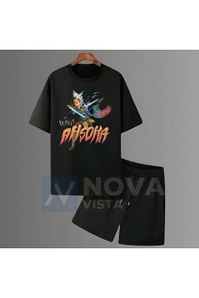 ست بالاتنه و پائین تنه مشکی زنانه بافتنی Biy Store - کد 847857023