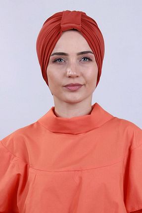 روسری نارنجی پنبه ای Moda Asse - کد 41139403